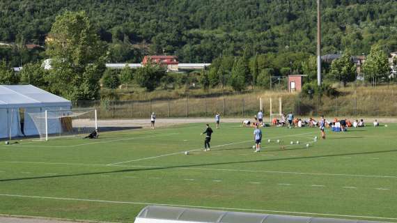 Ferentino Report -  Seduta di allenamento pomeridiana per i giallazzurri