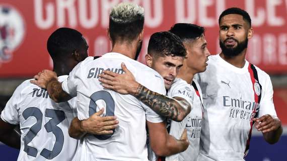 Posticipo 1^giornata Serie A, Giroud-Pulisc: Milan ok. A Bologna finisce 0-2