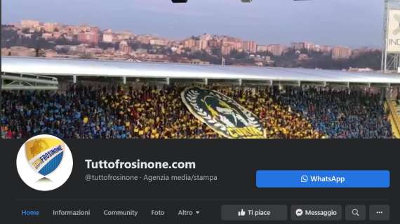 Tutte le notizie di Tuttofrosinone.com sui social: Diventa fan su Facebook