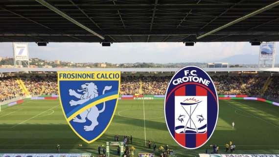 RIVIVI IL LIVE Frosinone-Crotone 1-2: Fine partita. Decide Marrone al 90'.
