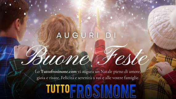 Buon Natale a tutti i lettori ed ai tifosi del Frosinone Calcio