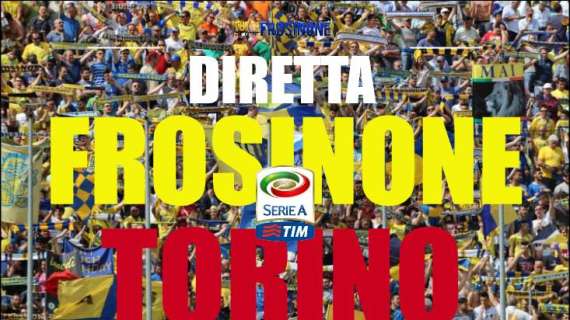 Rivivi il Live di Frosinone - Torino 1-2 su TuttoFrosinone.com