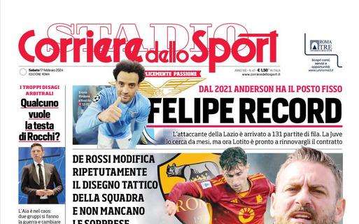 CorSport: "Cambia la Roma, a Frosinone con Baldanzi"