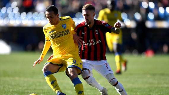 Verso Frosinone-Milan, i precedenti: rossoneri imbattuti contro i ciociari