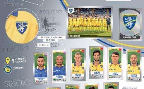 FOCUS PANINI/TUTTOFROSINONE.COM - Figurine Panini: ecco la pagina del nuovo album dedicata al Frosinone!