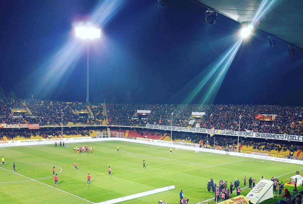 Benevento-Frosinone, più di 10.000 spettatori al 'Vigorito'