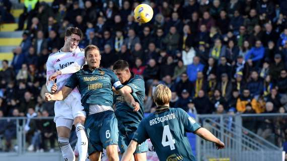 Vlahovic al 'Benito Stirpe' come Icardi al Matusa. Ottimo ingresso in campo del serbo in Frosinone-Juventus