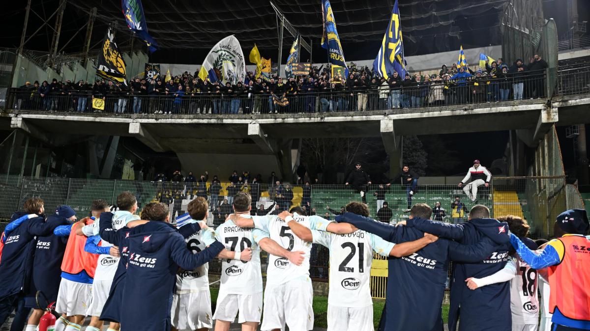 Frosinone prima per vittorie fuori casa. 6 punti in più del Venezia