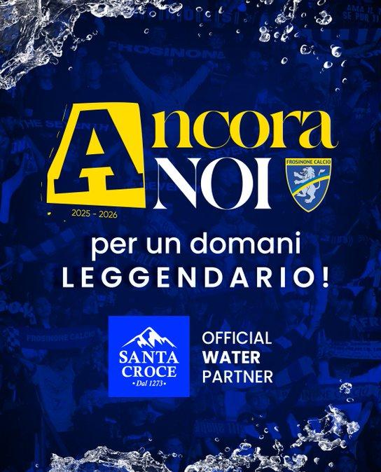 Acqua Santa Croce celebra la promozione dei giallazzurri