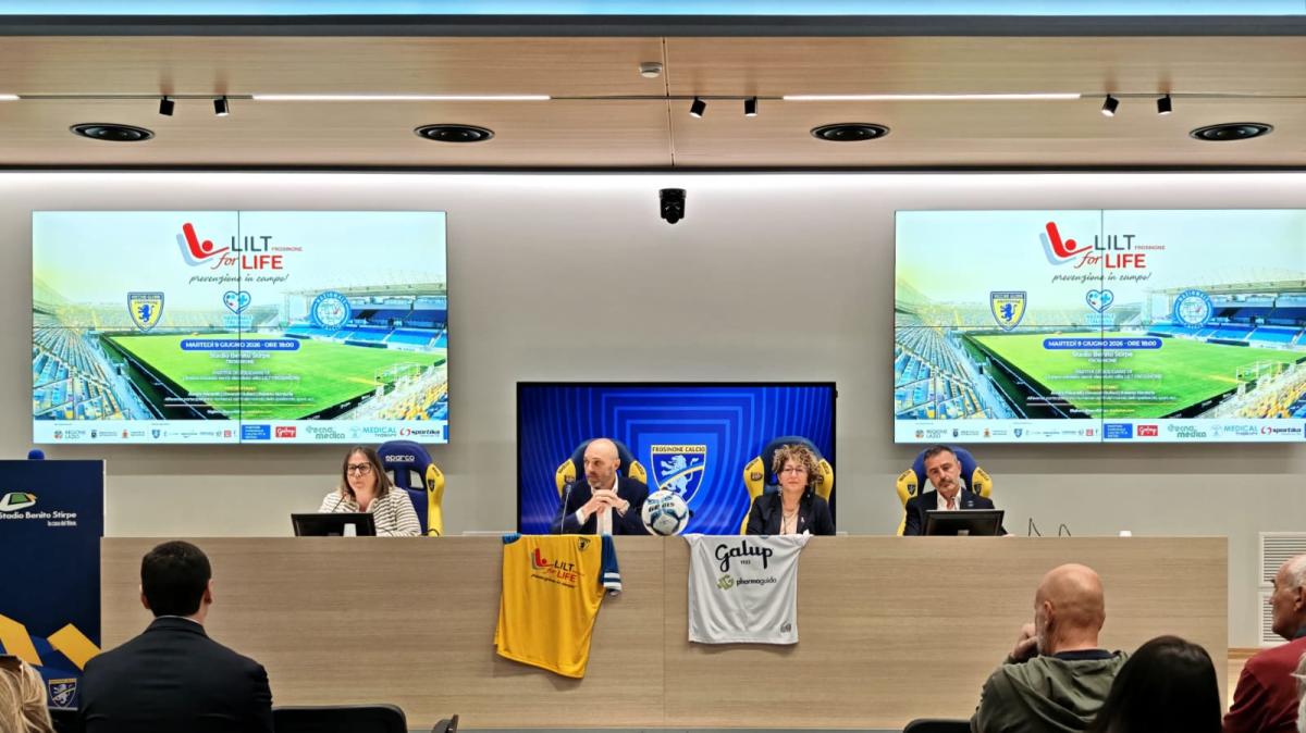 Presentato allo Stadio Benito Stirpe l’evento “LILT for Life – Prevenzione in campo”