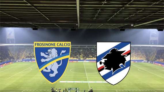 Live Frosinone-Sampdoria 0-5: Fine partita, splendido incitamento della Nord nel finale