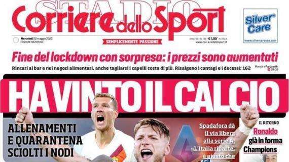 Corriere dello Sport: "Ha vinto il calcio"