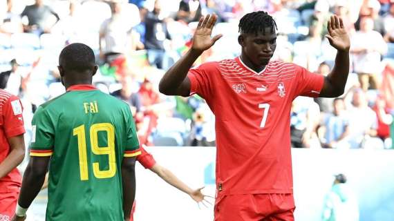 La Svizzera supera l'ostacolo Camerun: è sufficiente il gol di Embolo, che non esulta perché ha la doppia nazionalità