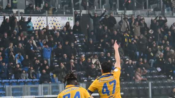 Social - Il match winner giallazzurro Lusuardi dopo la vittoria sul Mantova: "Sono stato immensamente felice di contribuire con un altro gol alla nostra vittoria"