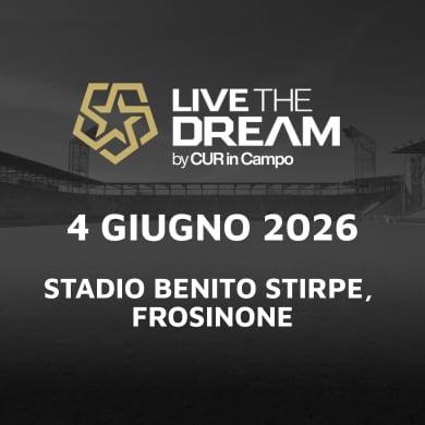LE LEGGENDE TORNANO ALLO STIRPE – Presentato "Live The Dream": il 4 giugno parata di stelle a Frosinone