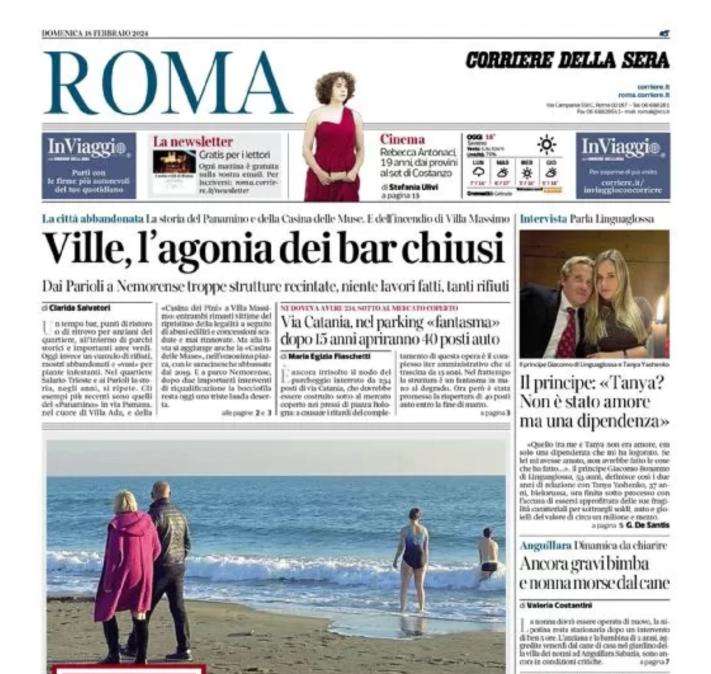 Corsera - Roma: "Tabù trasferta, DDR ritrova DiFra. E Sarri rilancia Kamada"