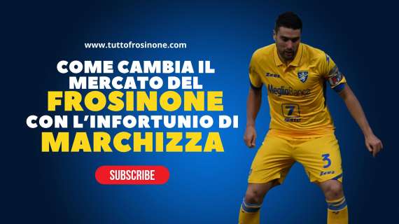 Calciomercato Frosinone - Come cambia il mercato con l'infortunio di Marchizza?