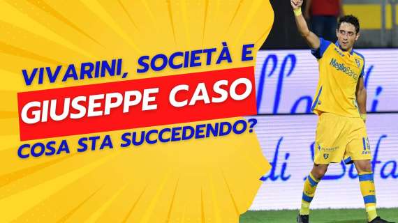 Frosinone Calcio, Vivarini e Giuseppe Caso, cosa sta succedendo?