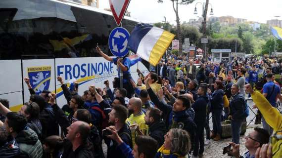 Frosinone Verona, vietata la vendita e somministrazione di alcolici fuori dallo stadio