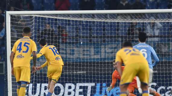 Lazio-Frosinone 3-1: 70' minuti di buon Frosinone poi il crollo