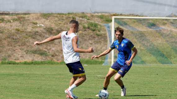 Frosinone, oggi allenamento congiunto con la Primavera per i giallazzurri