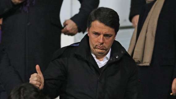 Renzi...gaffe da stadio! "Dispiaciuto per non aver visto Frosinone Fiorentina allo Stirpe"