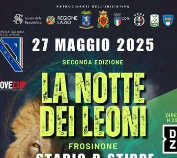 Frosinone, questa sera allo Stirpe "La notte dei leoni"