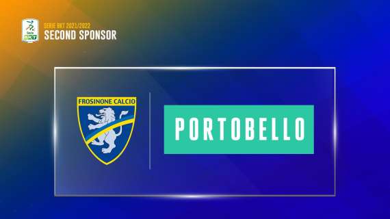 Frosinone calcio e Portobello insieme per la stagione 2021/22