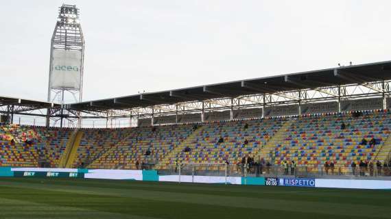 Durante Frosinone-Lecce il vento è stato un fattore: tirava verso la Curva Sud