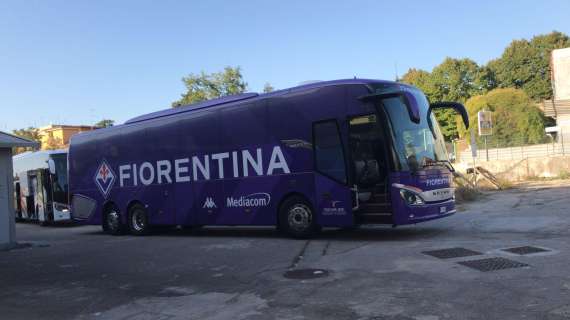 Frosinone, Fiorentina arrivata col Frecciarossa in Ciociaria