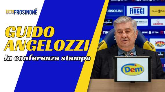 Frosinone calcio, le parole in conferenza stampa di Guido Angelozzi- Video