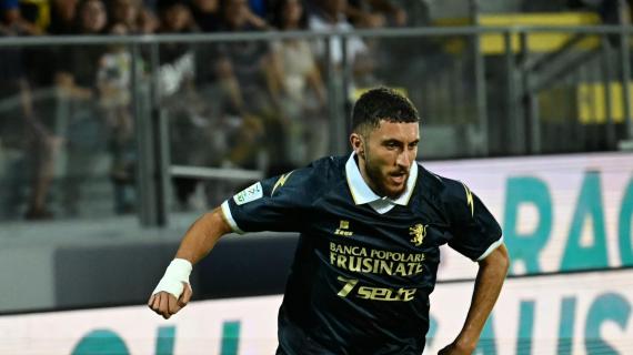 Frosinone-Sudtirol 2-2: Calò dirige l'orchestra, Ghedjemis e Kvernadze frecce