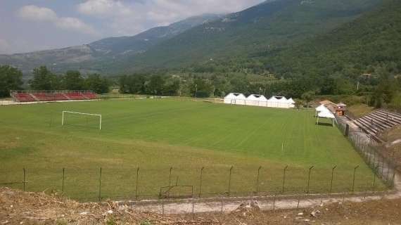 FOTONOTIZIA - A San Donato il campo per il ritiro è pronto