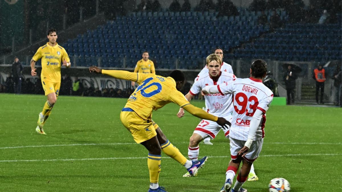 Tabellino e cronaca: Frosinone-Bari 2-1. Un Fini straripante affonda il Bari