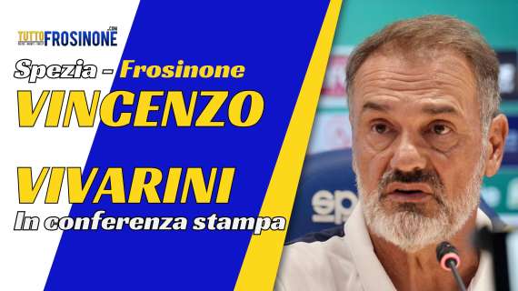 Frosinone, le parole in conferenza stampa di Vincenzo Vivarini - Video