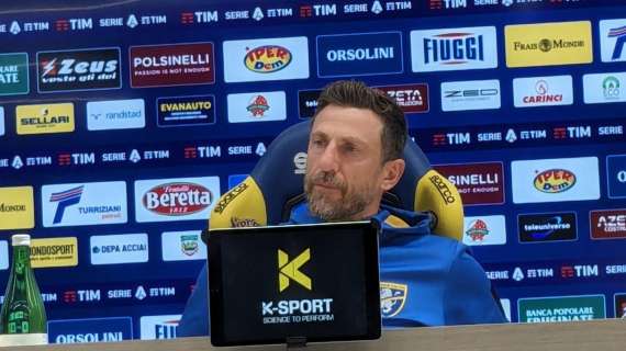 Conferenza stampa - Di Francesco: "Con De Rossi la Roma gioca bene. Servirà cattiveria e ferocia"