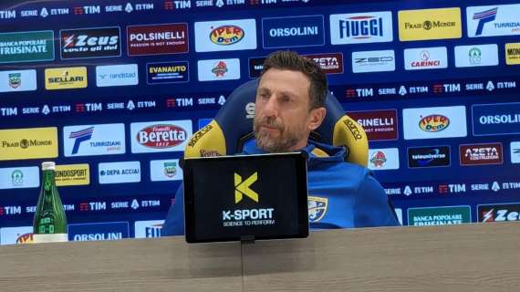 Alle 14:30 la conferenza stampa di Di Francesco pre Frosinone-Lecce