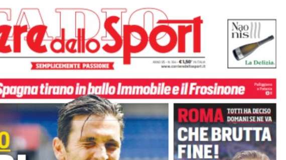 FOTO - Scommesse, il Frosinone finisce in prima pagina sul Corriere dello Sport