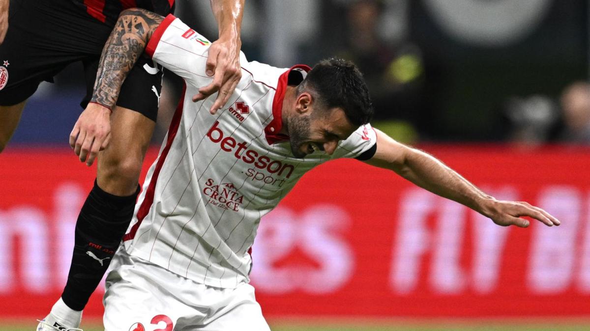 Qui Bari, fastidio muscolare per Pereiro, domani in programma la rifinitura