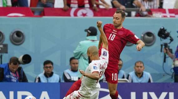 Danimarca-Tunisia termina a reti bianche: nessun gol, poco spettacolo, un paio di episodi dubbi
