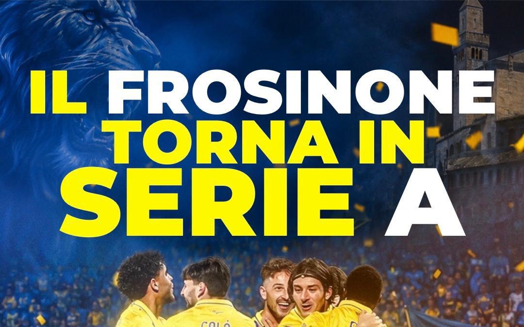 Mario Abbruzzese: "Frosinone in serie A, traguardo che va oltre il calcio"