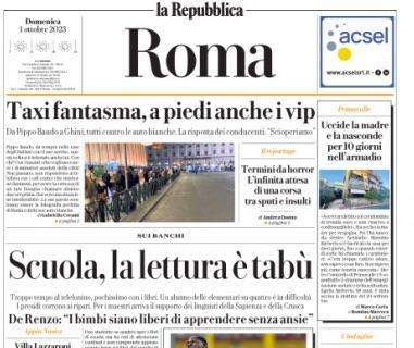 La Roma cerca il riscatto dopo Genova, La Repubblica: "Per Mou c'è il Frosinone di DiFra"