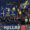 1314 i tifosi dell'Hellas Verona nel settore ospiti del Tardini