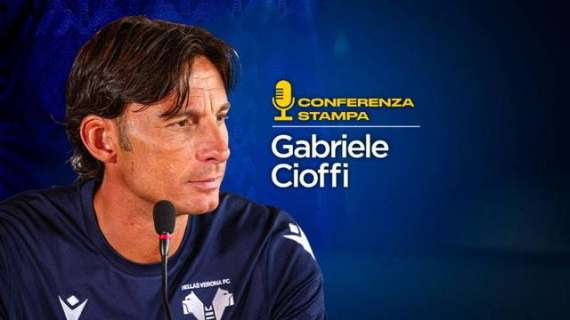 Hellas Verona: sabato la conferenza stampa di Gabriele Cioffi