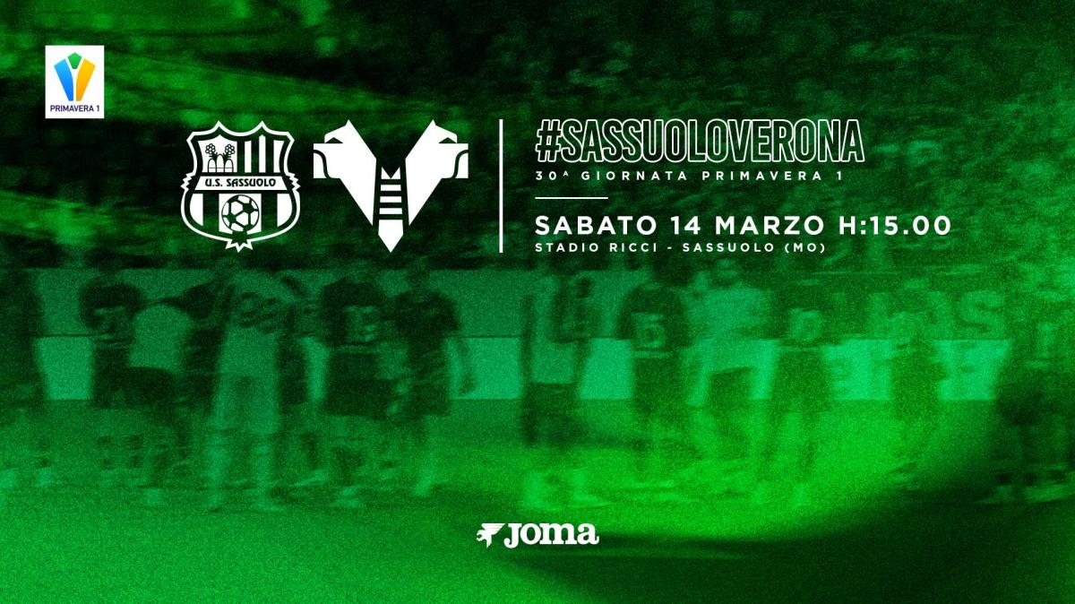 Primavera: gialloblù in trasferta in casa del Sassuolo