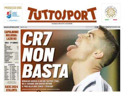 L'apertura di Tuttosport sulla Juventus: "CR7 non basta"