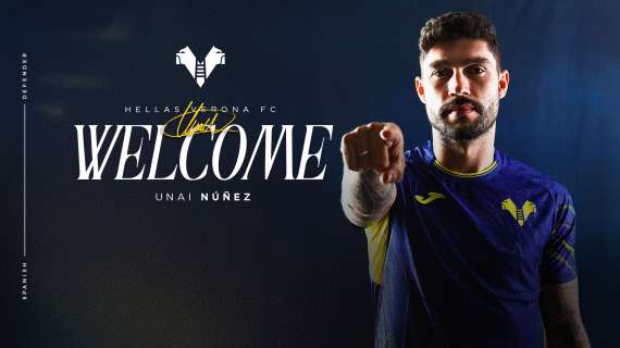 UFFICIALE - Hellas Verona: Unai Nunez è un nuovo giocatore gialloblù