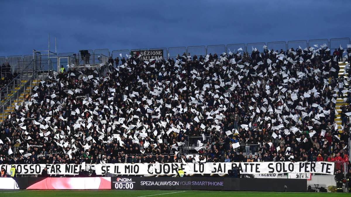 Spezia-Verona: già esaurita la Curva Ferrovia dello stadio Picco