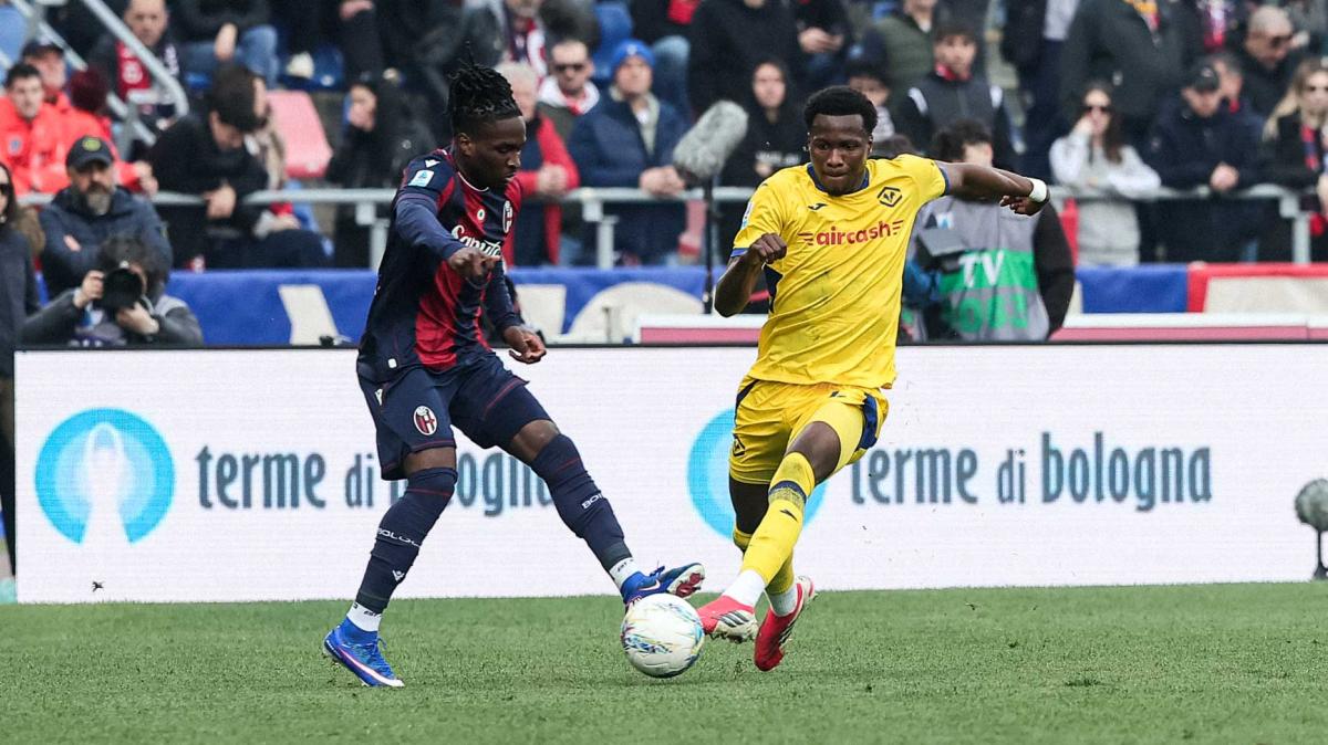 Bologna-Verona 1-2, il tabellino dell'incontro