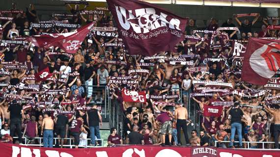 Verona-Torino: 482 i tifosi granata nel settore Curva Nord Ospiti